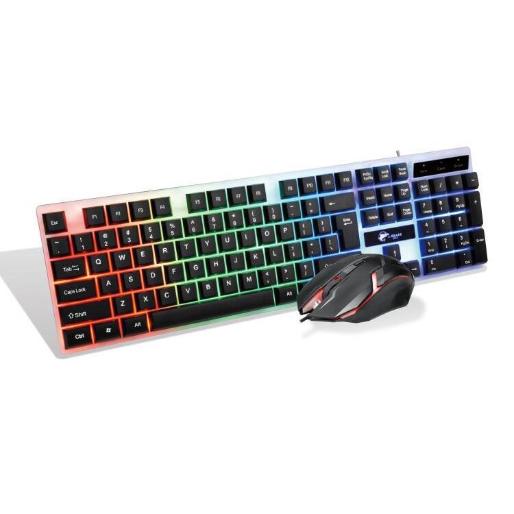 T350 wired luminous keyboard and mouse