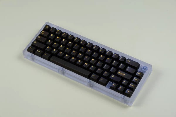 Black Gold Keycap Mechanical Keyboard