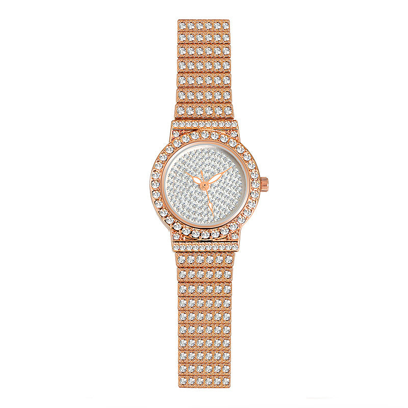 Chain Watch Custom Full Diamond Female Watch