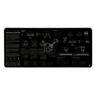 Keyboard pivot disassembly mouse pad