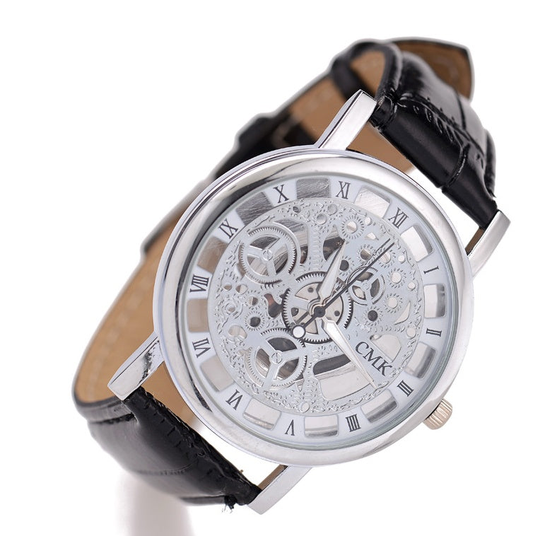 Skeleton Watch Black