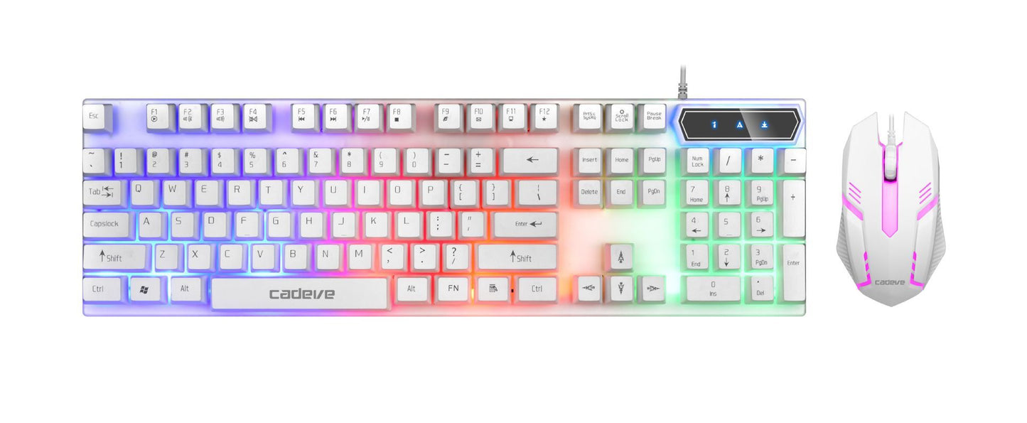 T350 wired luminous keyboard and mouse