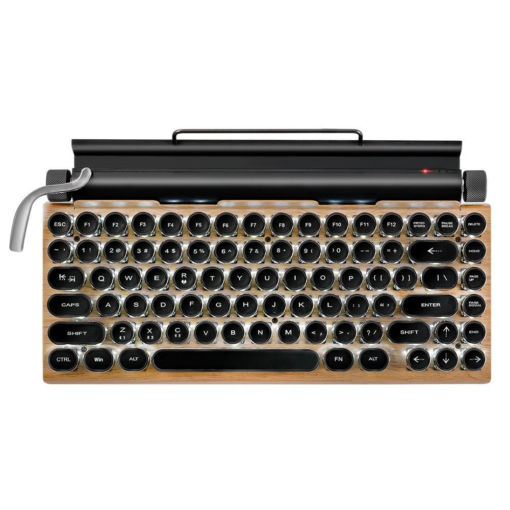Vintage Bluetooth Mechanical Keyboard Punk Dot