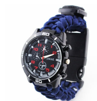 Compass Woven Watch with Multi-Function Watch