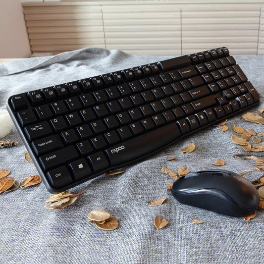 Wireless Keyboard And Mouse Set Stylish Waterproof Multimedia Office Home Mouse And Keyboard Light Tone Keyboard
