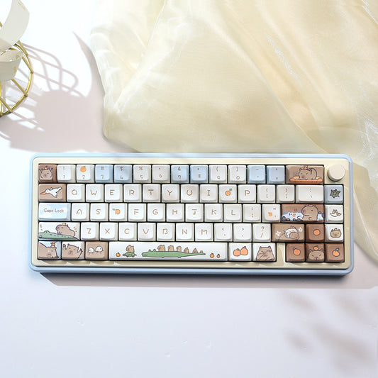 High-level Capybara Mechanical Keyboard Keycaps