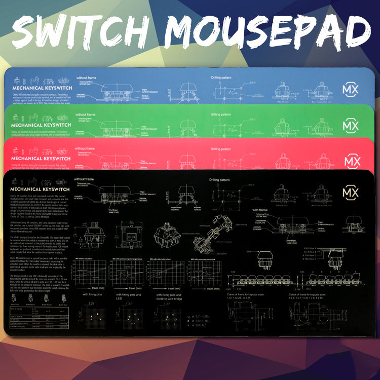 Keyboard pivot disassembly mouse pad