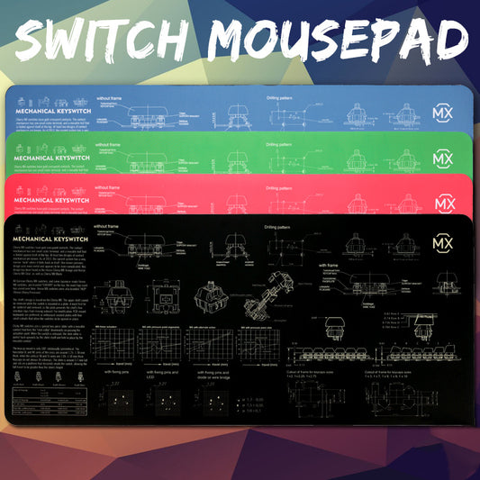 Keyboard pivot disassembly mouse pad