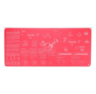 Keyboard pivot disassembly mouse pad