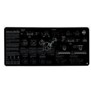 Keyboard pivot disassembly mouse pad