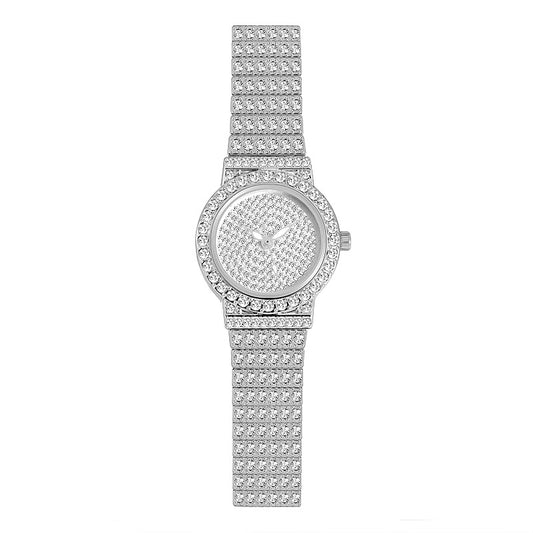Chain Watch Custom Full Diamond Female Watch