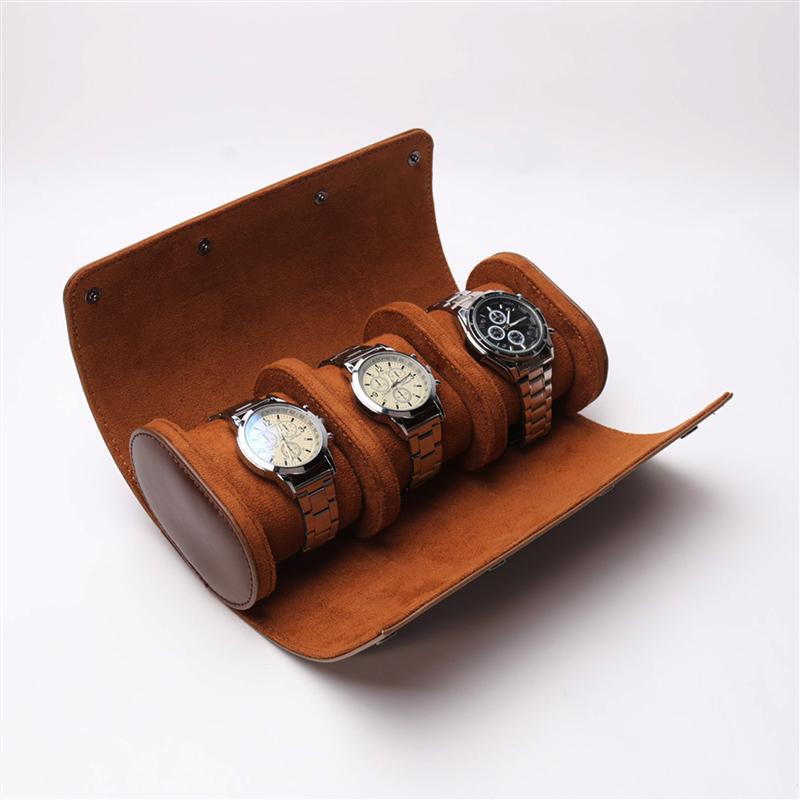 Light Luxury Three-piece Amazon Hot Sale PU Watch Storage Box