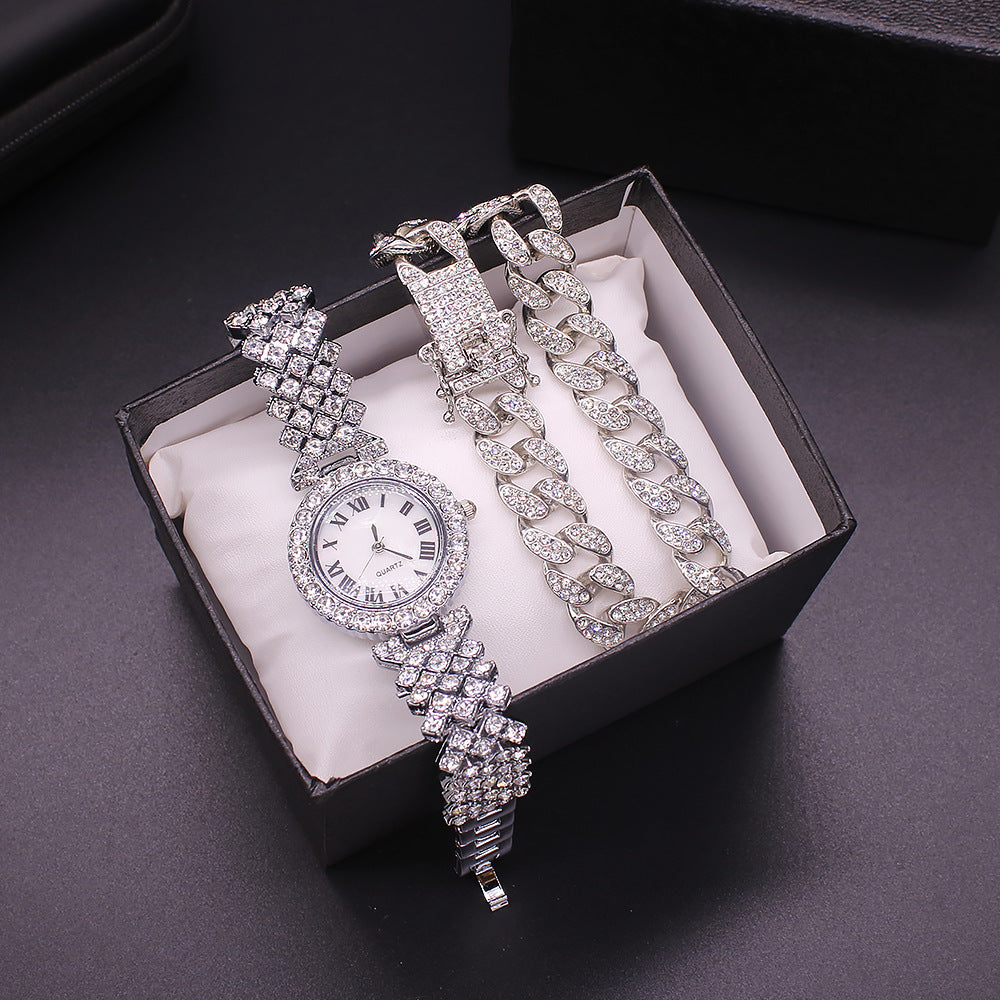 Fashion New Watch Ladies Bracelet Set