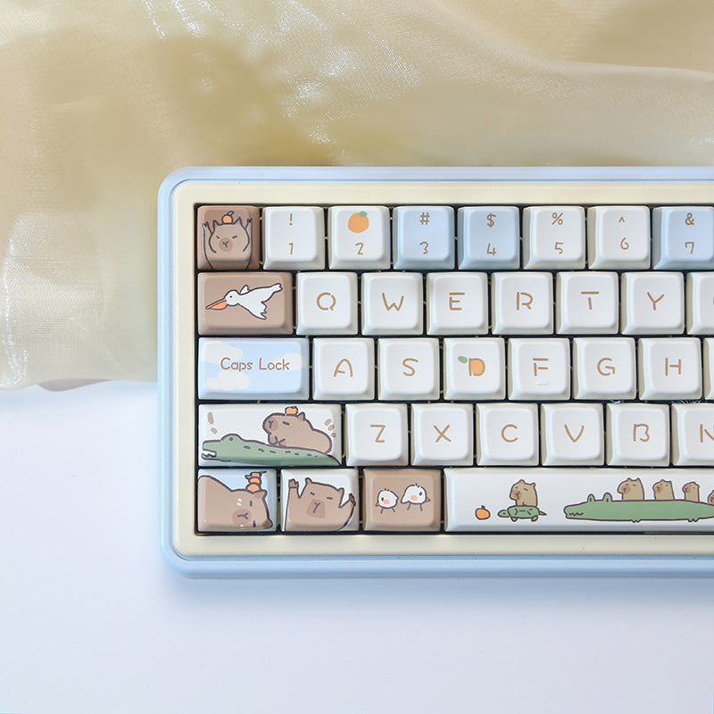 High-level Capybara Mechanical Keyboard Keycaps