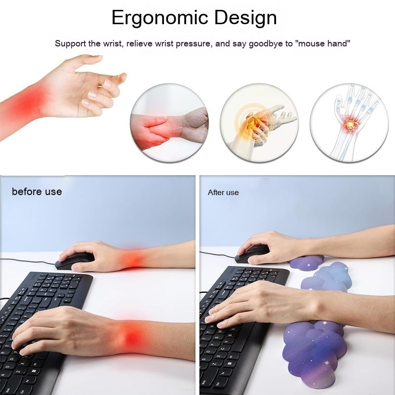 Keyboard Support Wrist Rest Wristband Silicone Non-slip Hand Support