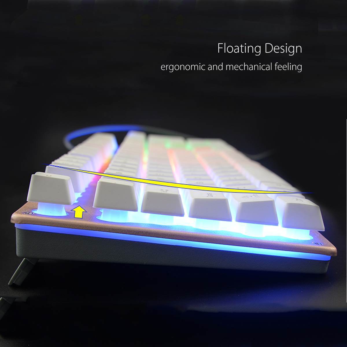Kuiying T6 illuminated keyboard and mouse set