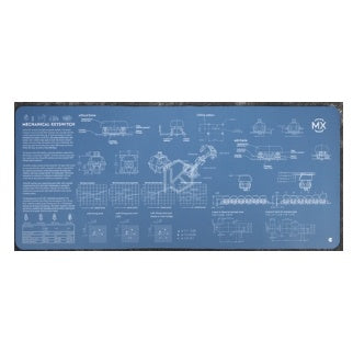 Keyboard pivot disassembly mouse pad