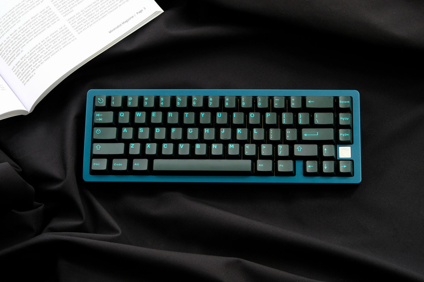 Black Gold Keycap Mechanical Keyboard