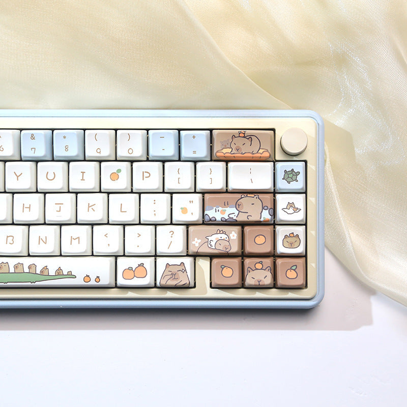 High-level Capybara Mechanical Keyboard Keycaps