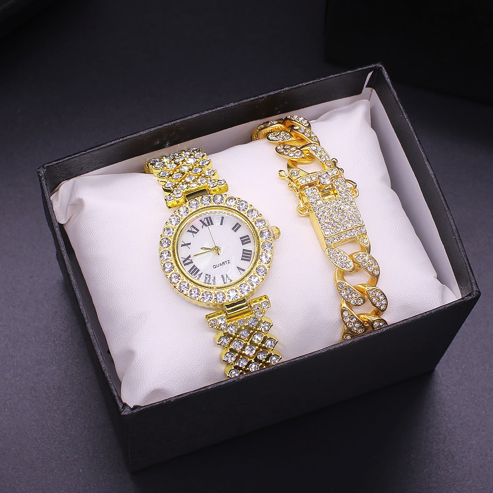 Fashion New Watch Ladies Bracelet Set