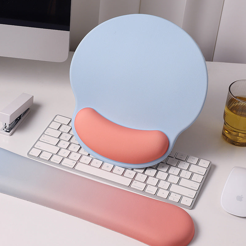 Candy Color Wrister Protective Mouse Pad Office Keyboard Support
