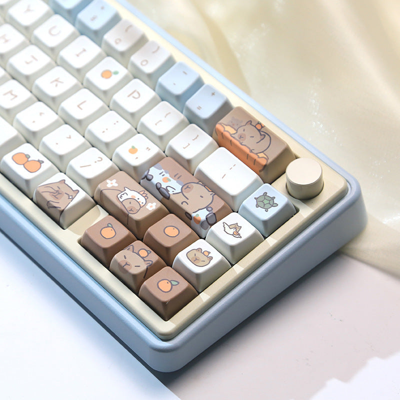 High-level Capybara Mechanical Keyboard Keycaps